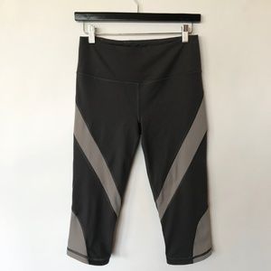 Victoria Secret Gray Color Block Workout Pants - S